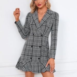 Robe Moulante Manches Longues