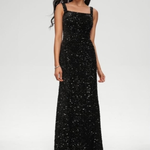 Robe De Soiree Moulante Noir