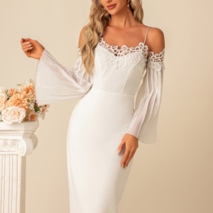 Robe Moulante Épaules Dénudées