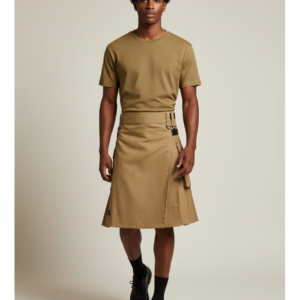 Fashion Scottish Men Adult Traditional Kilt Medieval Metal Vintage Gothic Punk Pleated Skirt Halloween Carnival Cosplay Costumes