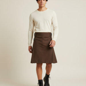 Fashion Scottish Men Adult Traditional Kilt Medieval Metal Vintage Gothic Punk Pleated Skirt Halloween Carnival Cosplay Costumes