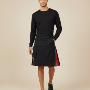 Kilts for Men, Utility Kilt, Hybrid Kilt, Modern Box Pleated Tartan Traditional Mens Kilt medieval dress  kilt masculino