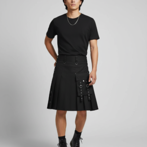 Autumn Spring Winter Skirt Men\\\'s Skirt Vacation Daily Medieval Skirt Mens Pleated Skirt Scottish Festival Short