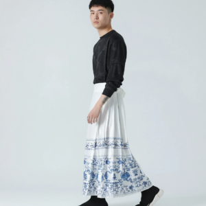 Streetwear Men Wide Leg Pants Harajuku Style Baggy Harem Pants Male Casual Trousers Jogger Men Woman Skirt Pants Large Size 5XL