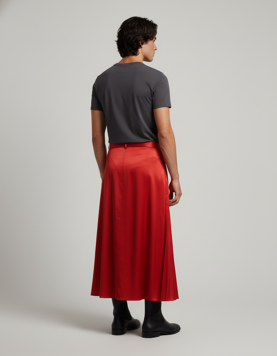 Fashion New Men Trousers INCERUN Deconstruct Pleated Design Skirts Pants Male Casual All-match Solid Color Loose Pantalons S-5XL - gallery 1