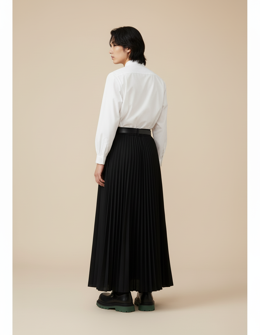 Y2k Gothic Dark Style Skirt Pants Pleated Double Ribbon Design Hakama Genderless Japanese Streetwear Samurai Pants Unisex 2024 - gallery 1
