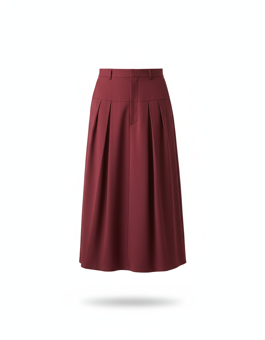 INCERUN American Style Trousers Fashion Men Personality Split Pleated Half Body Skirts Pants Male Clubwear Loose Solid Pantalons - gallery 2