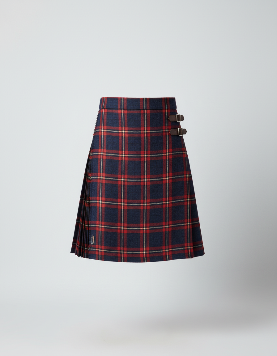 5 Yard Men Scottish Kilts Highland Casual Kilt 4 Colors Pocket Pleated Skirt Mens Short Skirts Traditional Tartan Practical Kilt - gallery 2